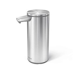simplehuman™ Rechargeable Liquid Sensor Pump, 9-Oz., Brushed Stainless-Steel