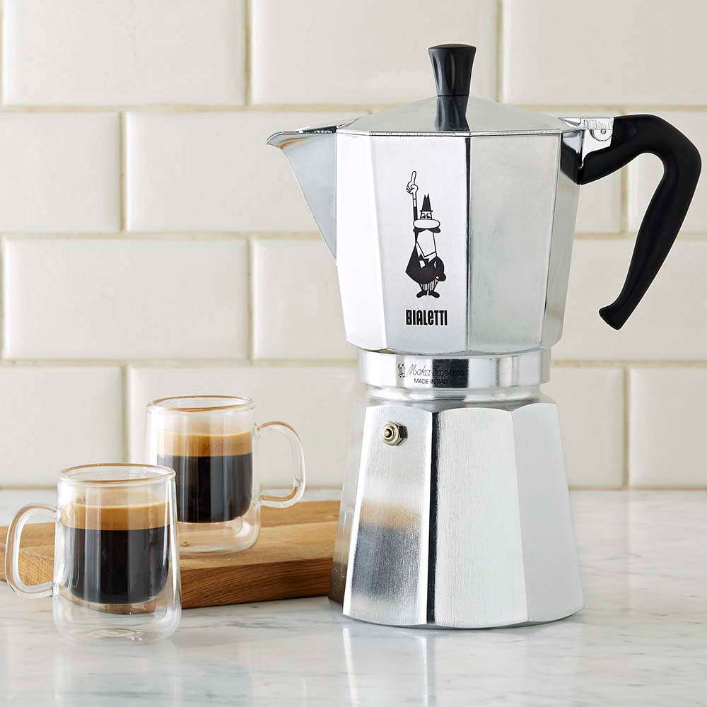 OPEN BOX: Bialetti Moka Stovetop Espresso Maker, 12-Cup