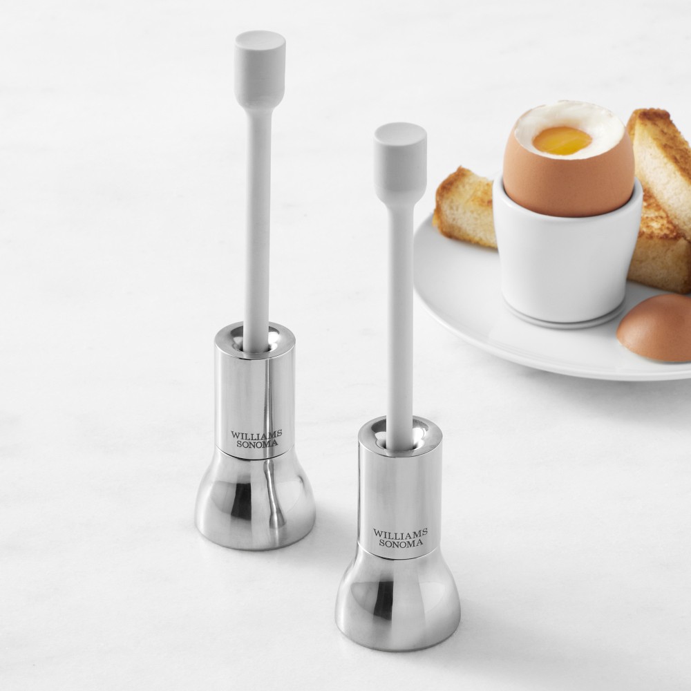 Williams Sonoma Breakfast Egg Topper, Set of 2