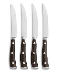 W&#252;sthof Ikon Blackwood Steak Knives, Set of 4