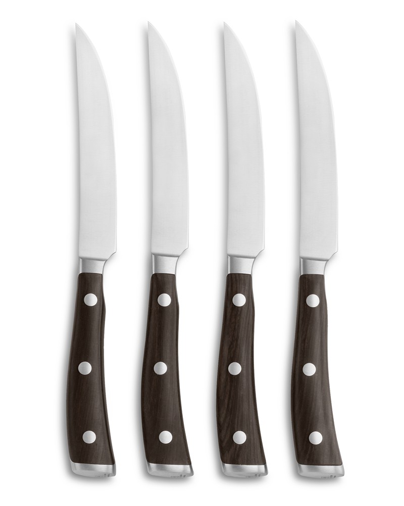 W&#252;sthof Ikon Blackwood Steak Knives, Set of 4