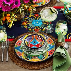 Multi-Confetti Recycled Margarita Glasses