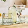 Recycled Glass Copita Glasses, Set of 4