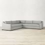 Ghent Slope Arm 3-Piece L-Shape Sofa (119&quot;)