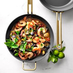 GreenPan&#8482; Stanley Tucci&#8482; Stainless-Steel Ceramic Nonstick Fry Pan Set of 2