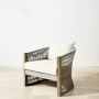 Pasadena Outdoor Teak and Rope Club Chair