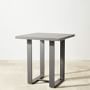 Santa Barbara Outdoor Slate Grey Metal Bar Table (37.5&quot;)