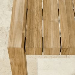 Larnaca Outdoor Natural Teak Square Dining Table (38&quot;)