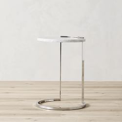 Marble &amp; Metal Accent Table (18&quot;)