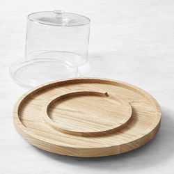 Hold Everything Cheese Storage Fridge to Table Lazy Susan, Ashwood