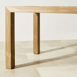 Larnaca Outdoor Natural Teak Square Dining Table (38&quot;)