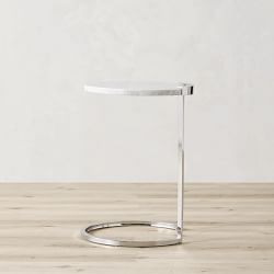 Marble &amp; Metal Accent Table (18&quot;)