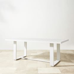 Santa Barbara Outdoor Metal Rectangular Dining Table (84&quot;)