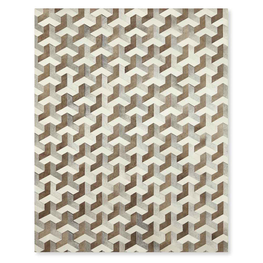 Tetra Pieced Hide Rug