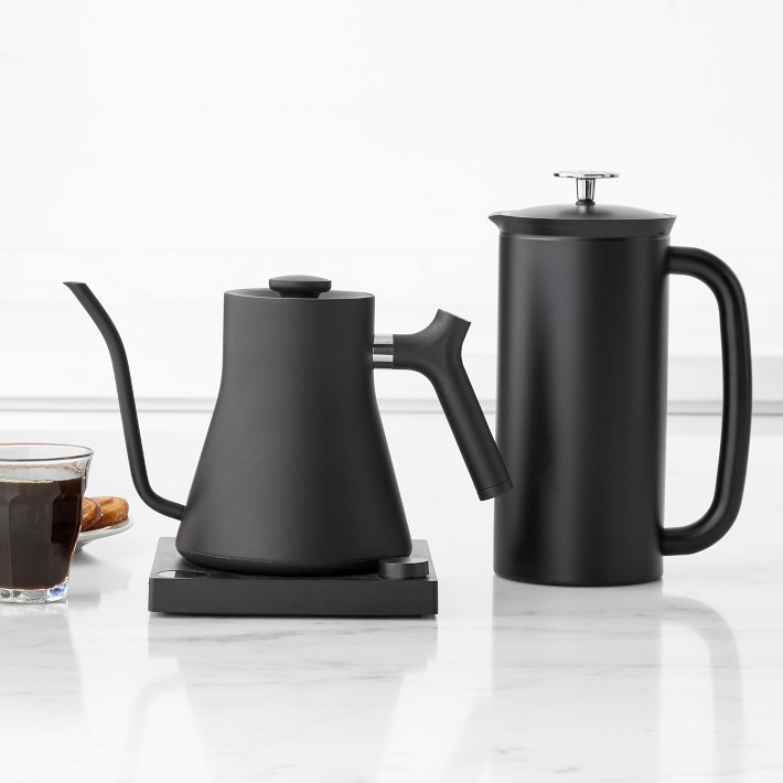 Fellow Stagg EKG Black Kettle and ESPRO Black French Press 32oz