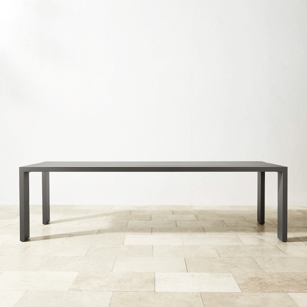 OPEN BOX: Larnaca Outdoor 108" Metal Dining Table