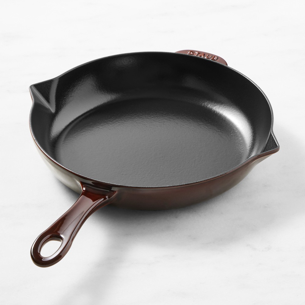 Staub Enameled Cast Iron Fry Pan 10" Grenadine
