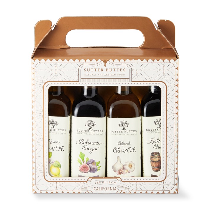 Sutter Buttes Infused Oil and Vinegar Gift Set
