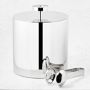 ANNA New York Striations Ice Bucket with Tongs