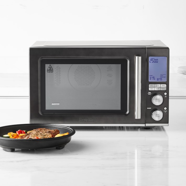 Breville Combi Wave 3-in-1 Microwave, Black Stainless-Steel
