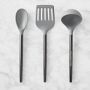 Williams Sonoma Gunmetal Stainless-Steel Silicone Utensils, Set of 3