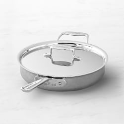 All-Clad D5® Stainless-Steel Sauté Pan, 3-Qt