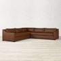 Ghent Slope Arm 3-Piece L-Shape Sofa (119&quot;)