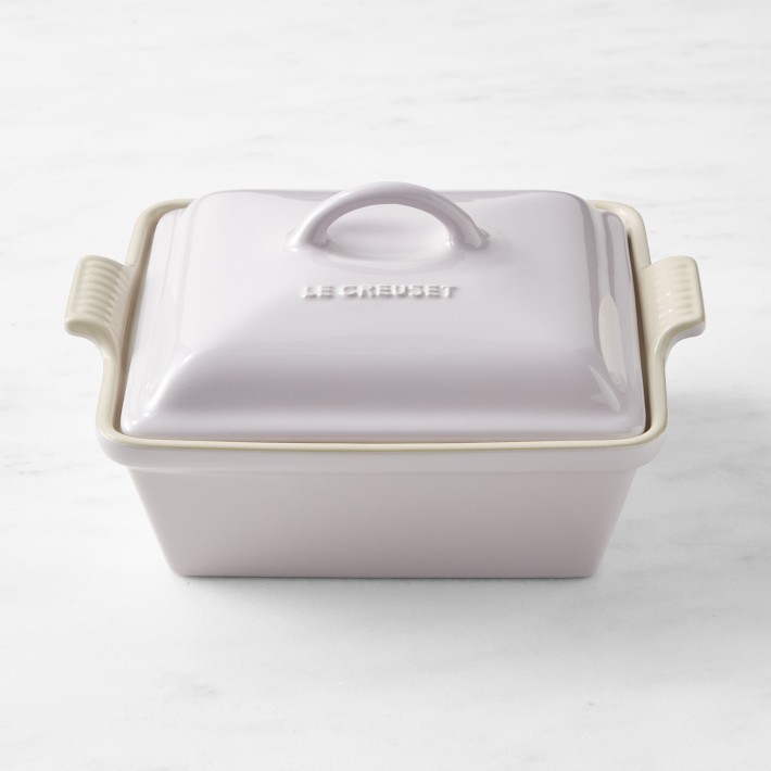 Le Creuset Stoneware Heritage Covered Square Baker, 2 1/2-Qt.