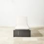 Larnaca Outdoor Slate Grey Metal Chaise