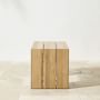 Larnaca Outdoor Teak Narrow Side Table (27&quot;)