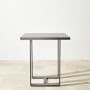 Santa Barbara Outdoor Slate Grey Metal Bar Table (37.5&quot;)