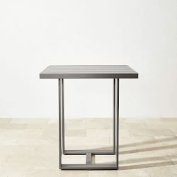Santa Barbara Outdoor Slate Grey Metal Bar Table (37.5&quot;)