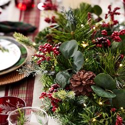 Tis the Season Pre-Lit Faux Centerpiece