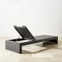 Larnaca Outdoor Slate Grey Metal Chaise
