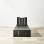 Larnaca Outdoor Slate Grey Metal Chaise