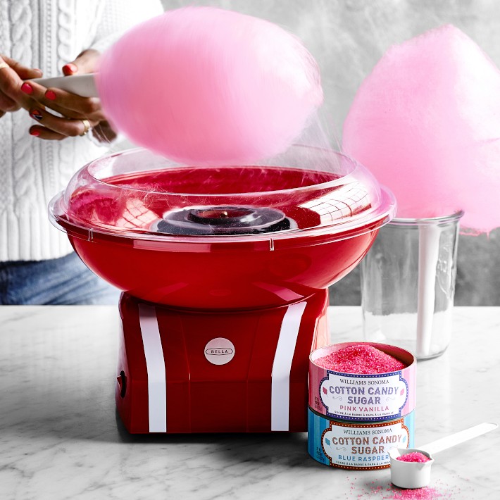 Red Electric Cotton Candy Machine - Portable Sugar Floss Maker For Home, Parties & Weddings