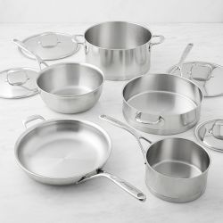 Demeyere Atlantis Stainless-Steel 9-Piece Cookware Set