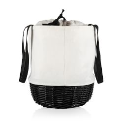 Seville Canvas and Willow Basket Tote