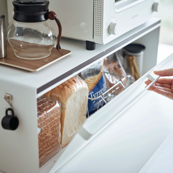 Yamazaki Home Tower Wide Bread Box | Williams Sonoma