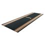 Neighburly Initial Stripes Indoor/Outdoor Monogram Doormat