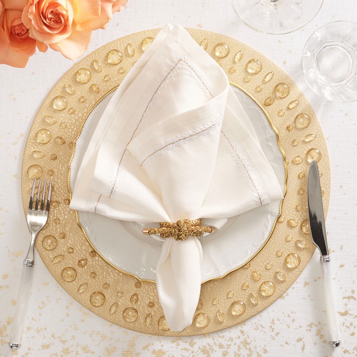 Kim Seybert Glam Knot Napkin Rings, Set of 4