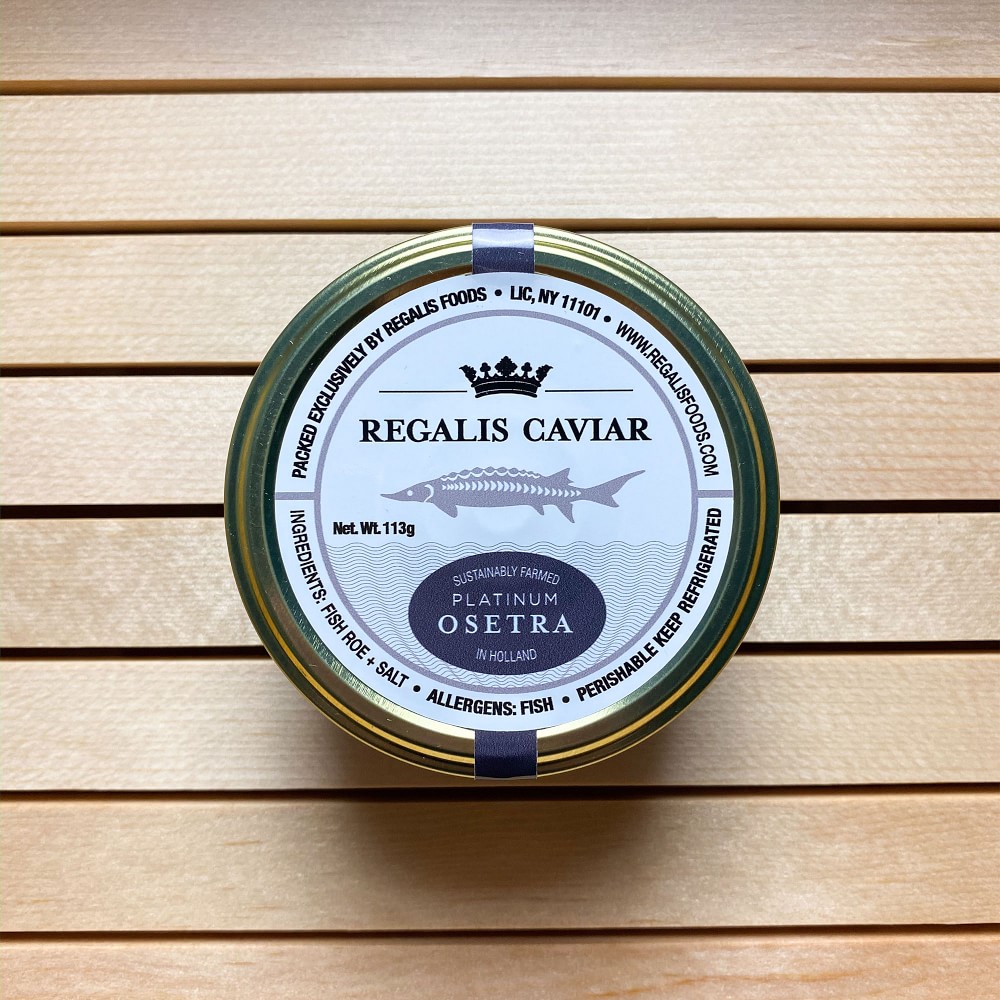 Regalis Platinum Osetra Caviar, 4oz