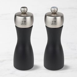 Peugeot Fidji Salt & Pepper Mill Set, Matte Black