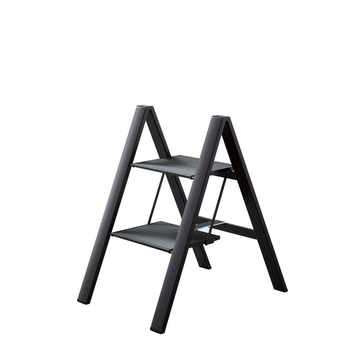 Slim Stepstool 2-Step, Black