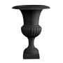 Tall Wickford Urn in Matte Black