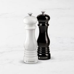 Le Creuset Salt & Pepper Mills, Black & White