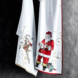 Twas the Night Before Christmas Towels, Set of 2