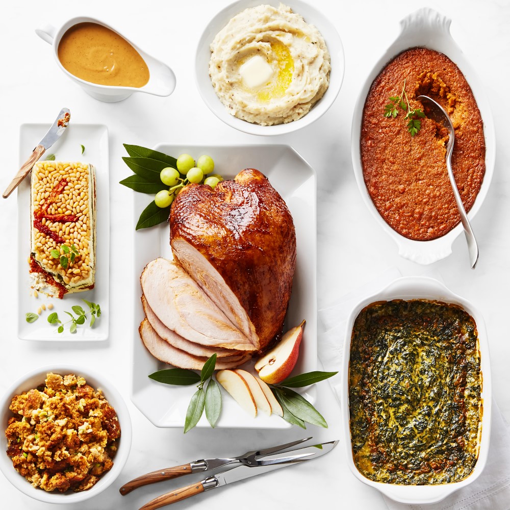 Complete Southern Thanksgiving Fried Turkey Breast Dinner, Thanksgiving Delivery