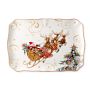 OPEN BOX: Twas the Night Rectangular Serving Platter, Large, Sleigh