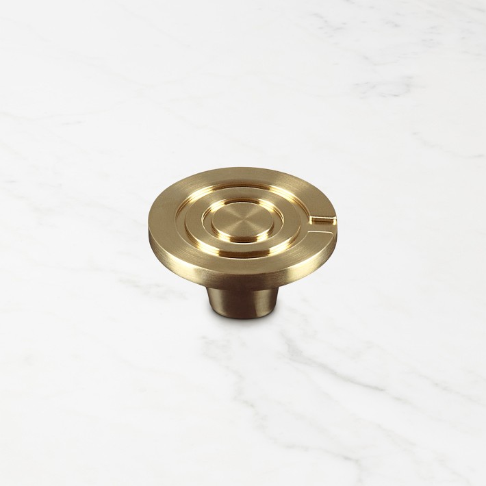 Le Creuset Crucible Centenary Knob, Medium, Light Gold